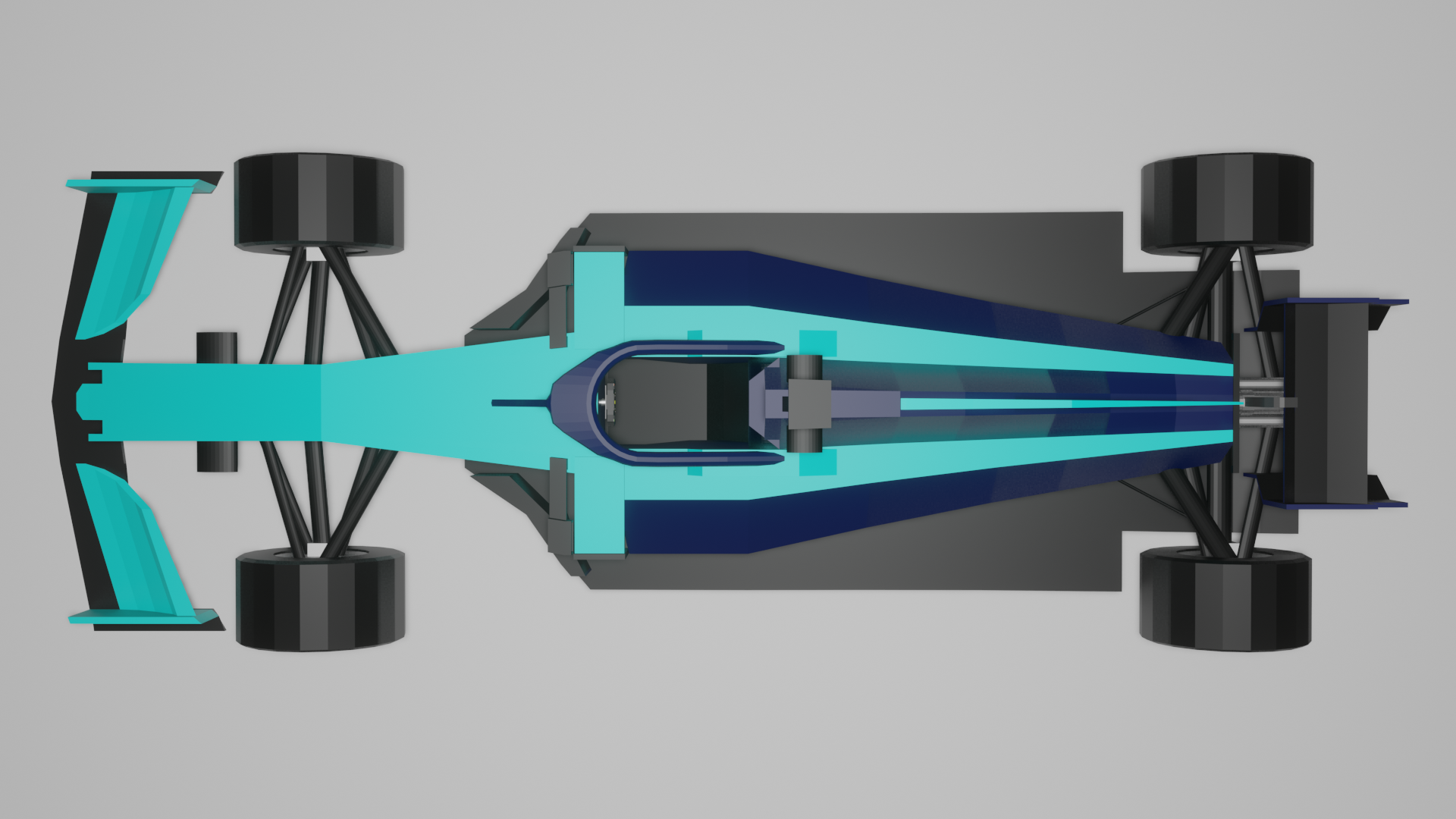Low Poly F1 Car preview image 3